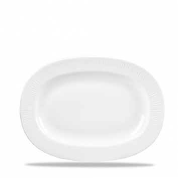 RIMMED OVAL DISH