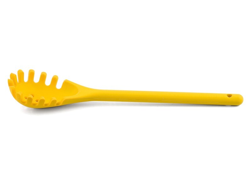 Mestolo spaghetti in silicone giallo - Weis