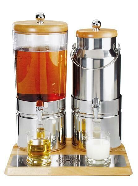 APS - Distributore di succhi e latte WOOD DUO "TOP FRESH"
