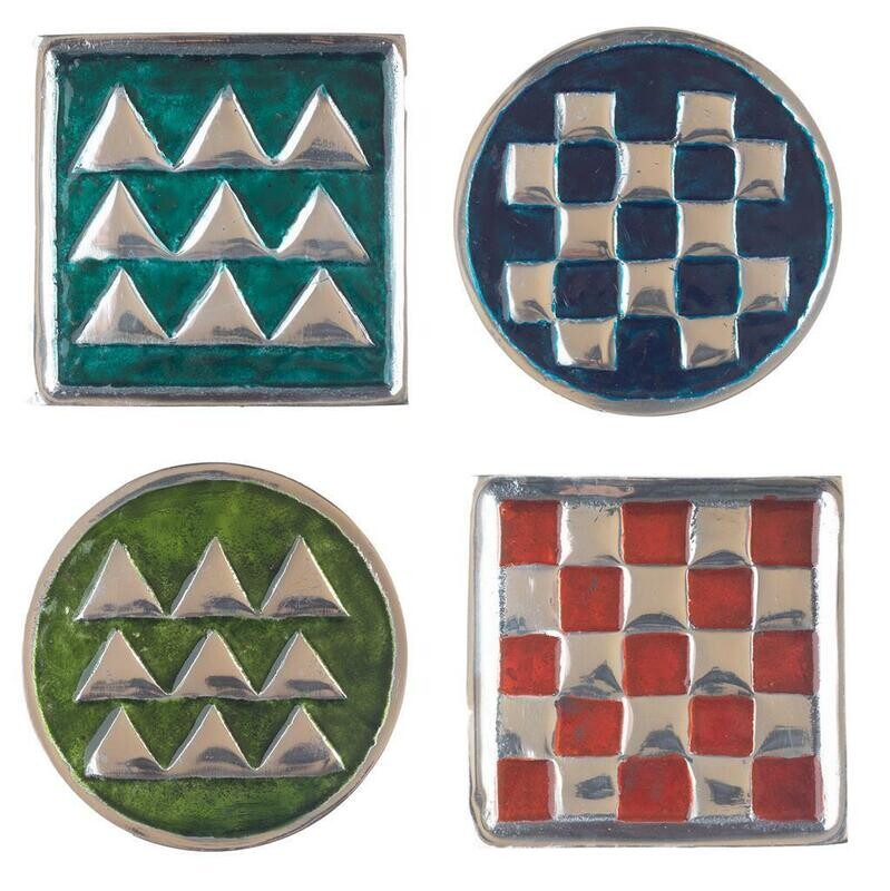 Tirolix - Set 4 Sottobicchieri 10 cm 79869 Tirolix - Set 4 Sottobicchieri 10 cm 79869