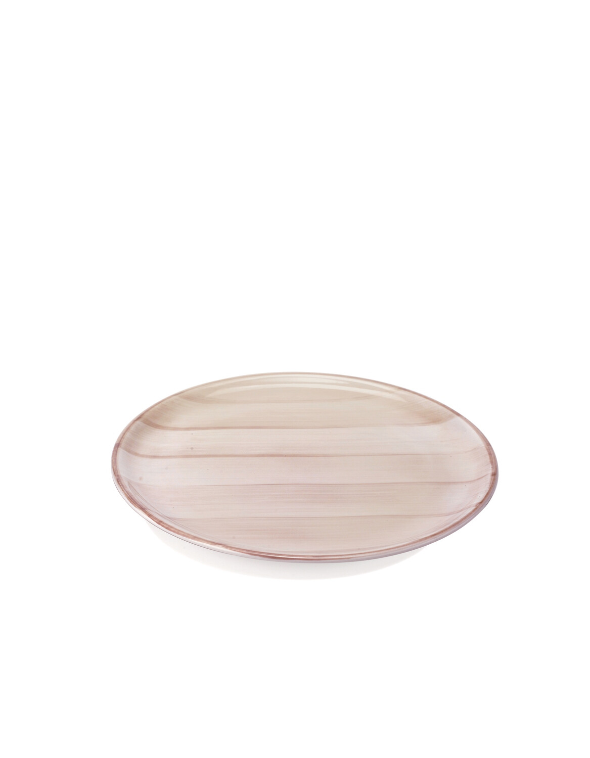Zafferano - Striche - Piatto piano - Beige Zafferano - Striche - Piatto piano - Beige