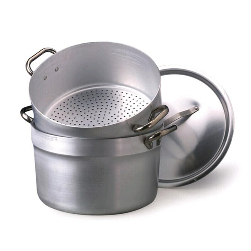 Agnelli - Pentola Cuociverdura con Coperchio 40 cm 152 Agnelli - Pentola Cuociverdura con Coperchio 40 cm 152
