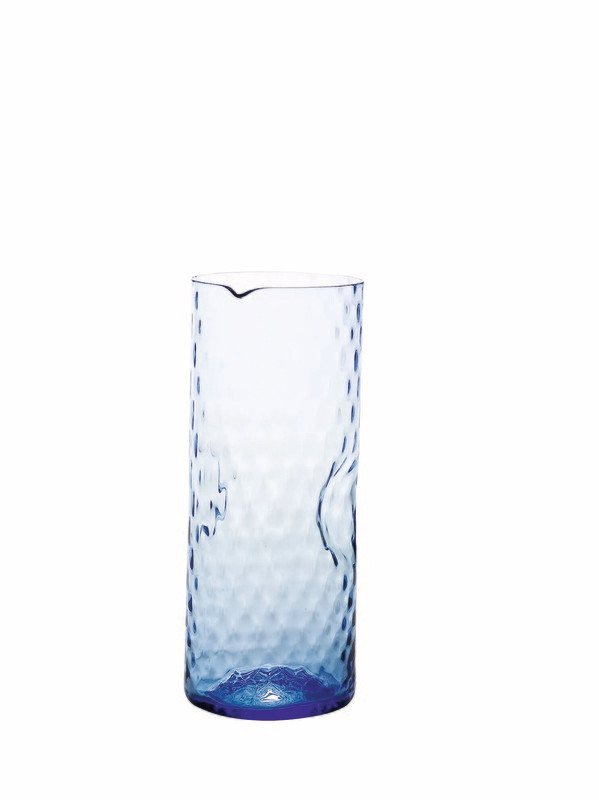 Zafferano - Caraffa- vetro colorato in massa - Veneziano - Bluino Zafferano - Caraffa- vetro colorato in massa - Veneziano - Bluino