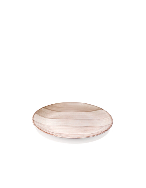 Zafferano - Striche - Piatto dessert - Beige Zafferano - Striche - Piatto dessert - Beige