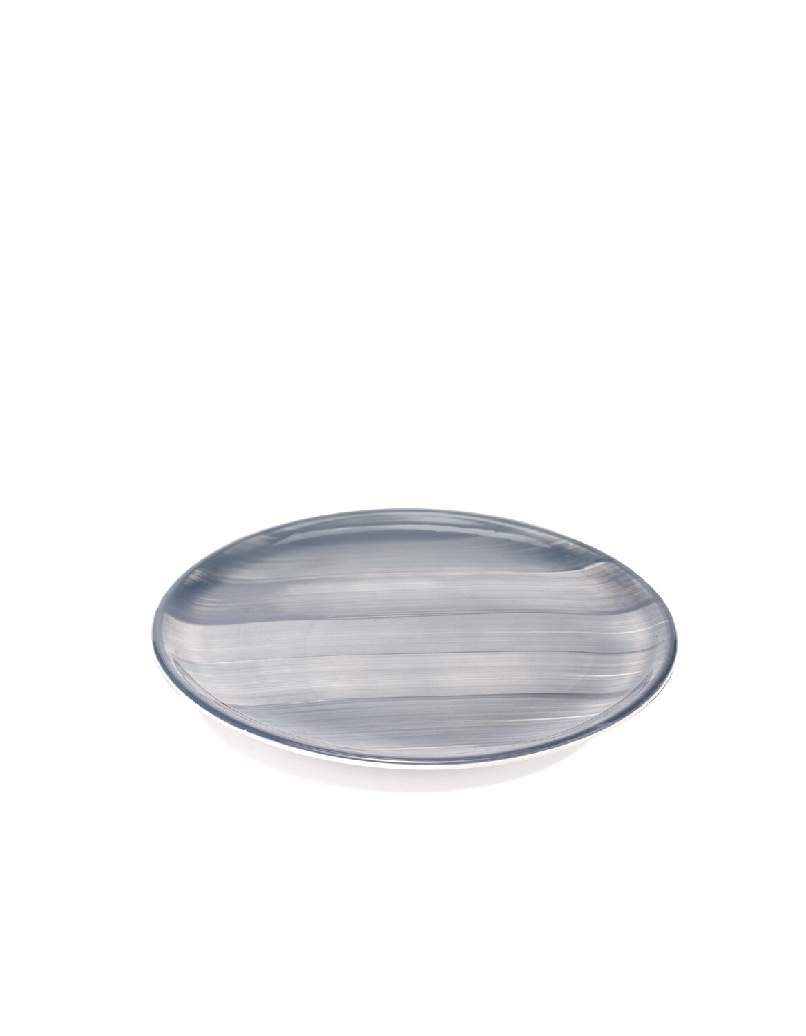 Zafferano - Striche - Piatto piano - Grigio Zafferano - Striche - Piatto piano - Grigio