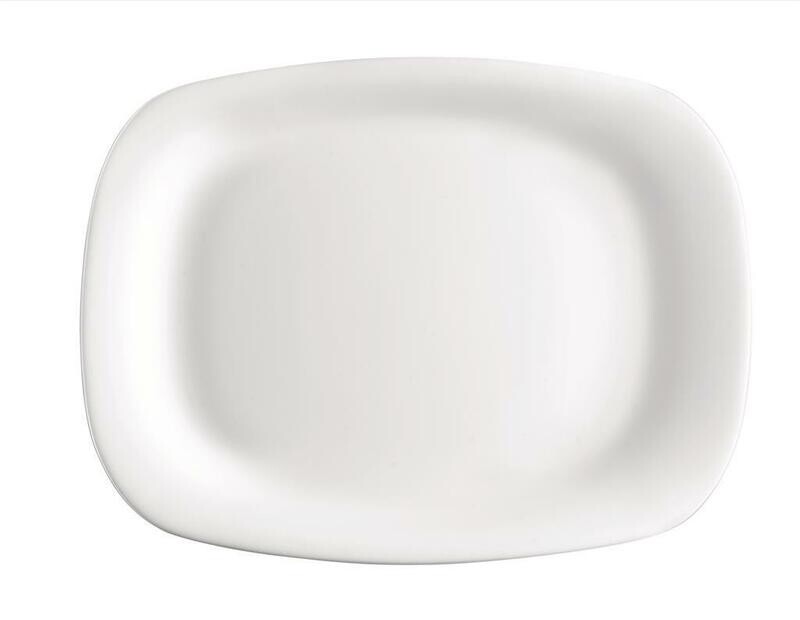 Bormioli Rocco - Piatto Rettangolare 28x21 cm Bianco Parma