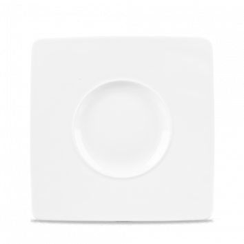 WIDE RIM SQUARE PLATE 21 cm WIDE RIM SQUARE PLATE 21 cm