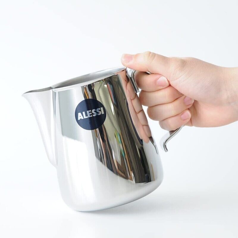 Alessi Lattiera in Acciaio Inossidabile 18/10 Lucido, 75 cl Alessi Lattiera in Acciaio Inossidabile 18/10 Lucido, 75 cl