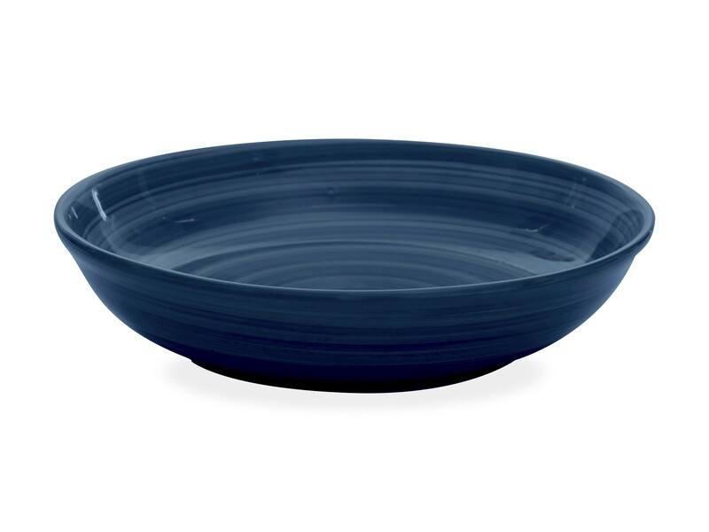 Zafferano - Risottiera - Decoro pallino - Blu Zafferano - Risottiera - Decoro pallino - Blu