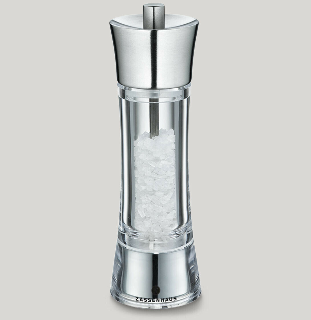 Zassenhaus - MACINA SALE ACCIAIO INOSSIDABILE/ACRILICO 18 CM Aachen