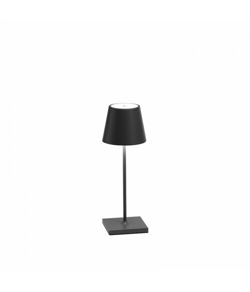 Lampada da Tavolo Poldina Pro Mini Grigio Scuro - Zafferano Lampada da Tavolo Poldina Pro Mini Grigio Scuro - Zafferano