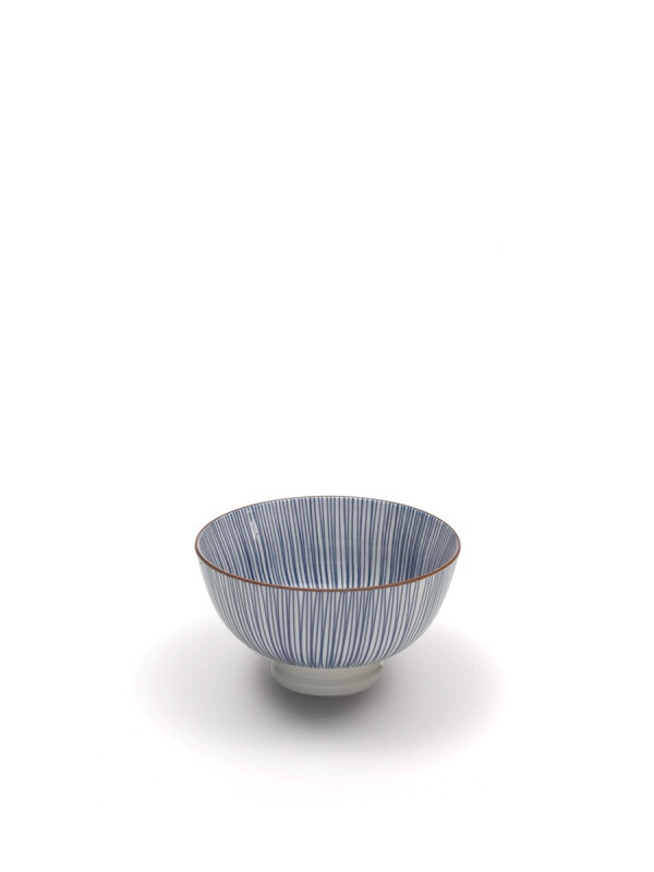 Zafferano - bowl media - Tue - Righe blu Zafferano - bowl media - Tue - Righe blu