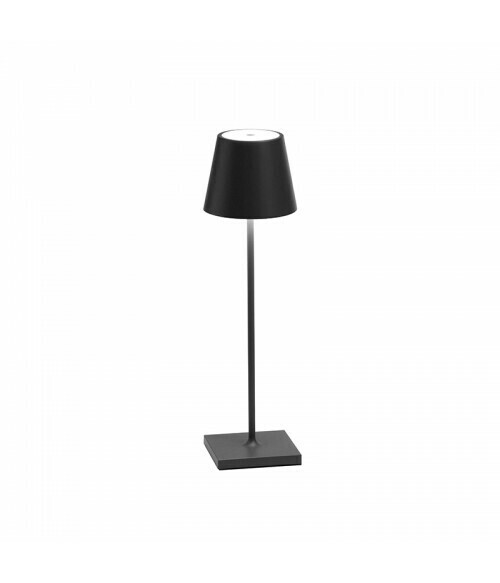 Lampada da Tavolo Poldina Pro Grigio Scuro - Zafferano Lampada da Tavolo Poldina Pro Grigio Scuro - Zafferano