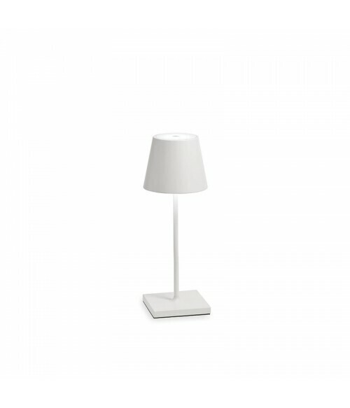 Lampada da Tavolo Poldina Pro Mini Bianco - Zafferano Lampada da Tavolo Poldina Pro Mini Bianco - Zafferano