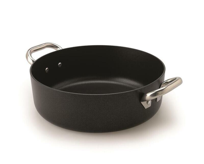 Casseruola Bassa 2 Manici 32 cm Al Black 106SS Agnelli Casseruola Bassa 2 Manici 32 cm Al Black 106SS Agnelli