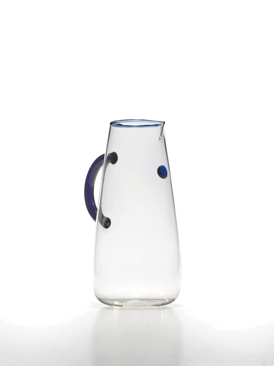 Zafferano - Caraffa - Uniche -vetro colorato - Logo blu Zafferano - Caraffa - Uniche -vetro colorato - Logo blu