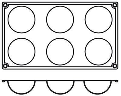 Placche Semisfera 7 cm PA001 Agnelli Placche Semisfera 7 cm PA001 Agnelli