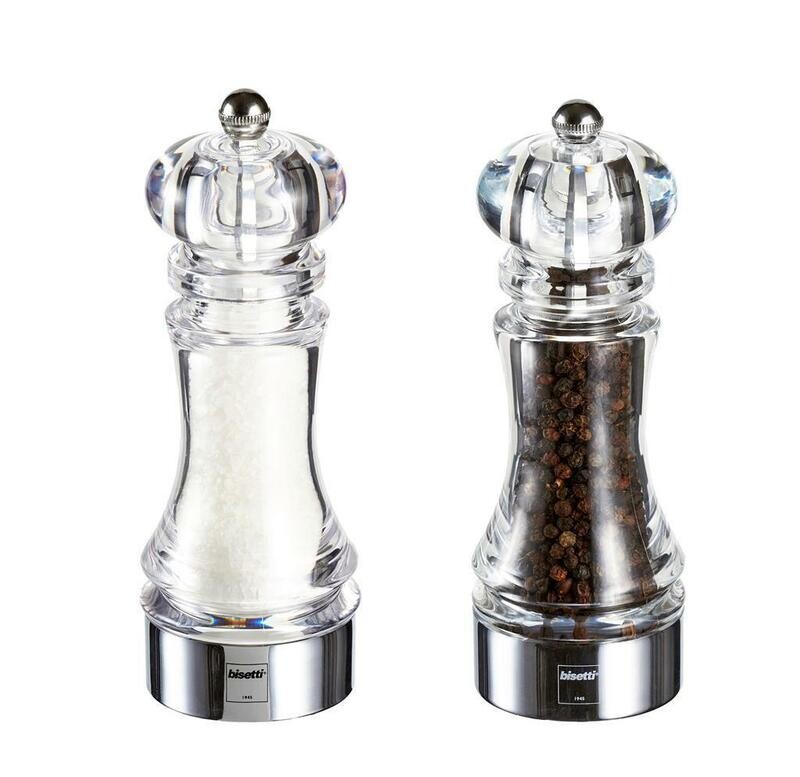Bisetti - Macinasale 17.5 cm Trasparente 851S