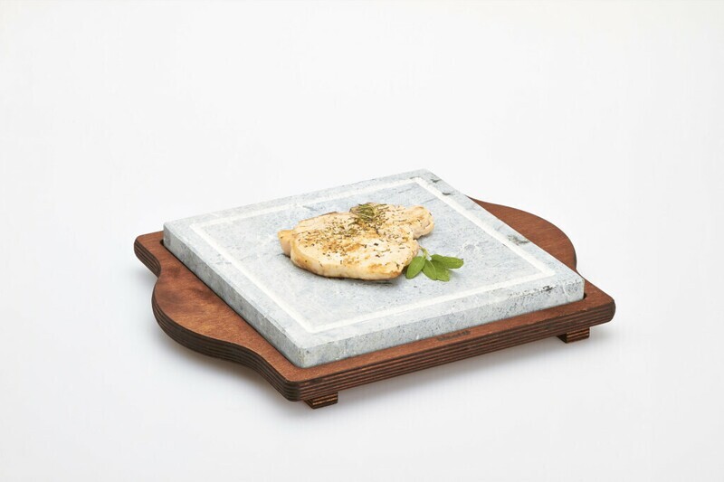Pietra Ollare Quadrata 25x25 cm 99012 Bisetti Pietra Ollare Quadrata 25x25 cm 99012 Bisetti