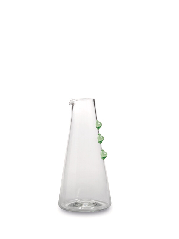 Zafferano -  Caraffa  - Vetro colorato - Petoni Verde