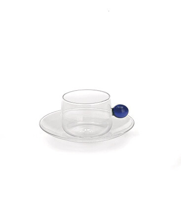 Zafferano - Tazza da tè - Vetro Colorato - Blue Zafferano - Tazza da tè - Vetro Colorato - Blue