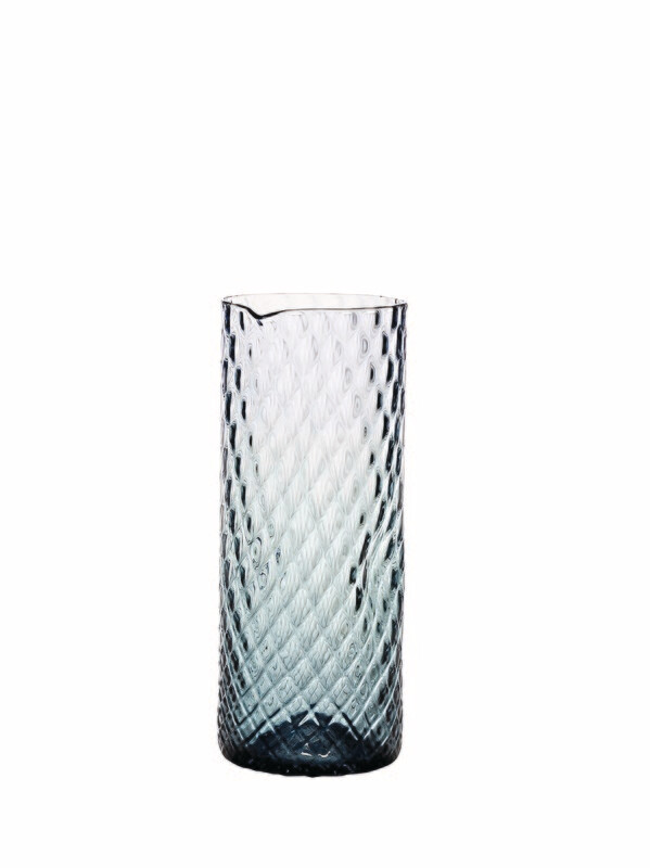 Zafferano - Caraffa- vetro colorato in massa - Veneziano - Grigio Zafferano - Caraffa- vetro colorato in massa - Veneziano - Grigio