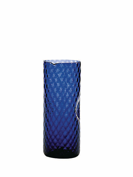 Zafferano - Caraffa- vetro colorato in massa - Veneziano - Blu Zafferano - Caraffa- vetro colorato in massa - Veneziano - Blu