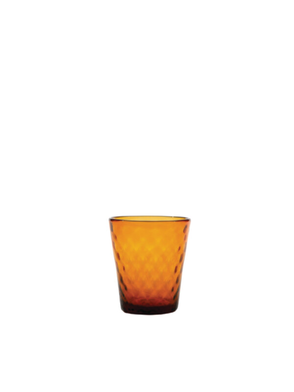 Zafferano - Tumbler - Bolloton - vetro colorato in massa - Ambra Zafferano - Tumbler - Bolloton - vetro colorato in massa - Ambra