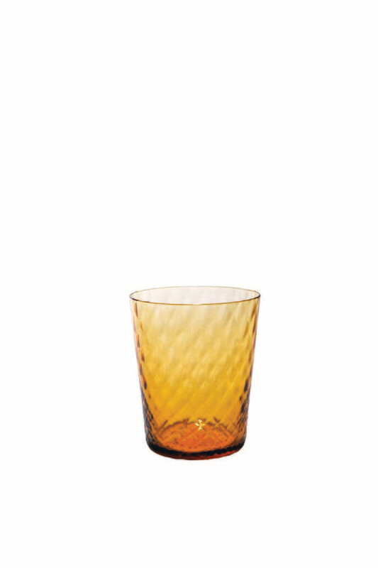 Zafferano - Tumbler - vetro colorato in massa - Veneziano - Ambra Zafferano - Tumbler - vetro colorato in massa - Veneziano - Ambra