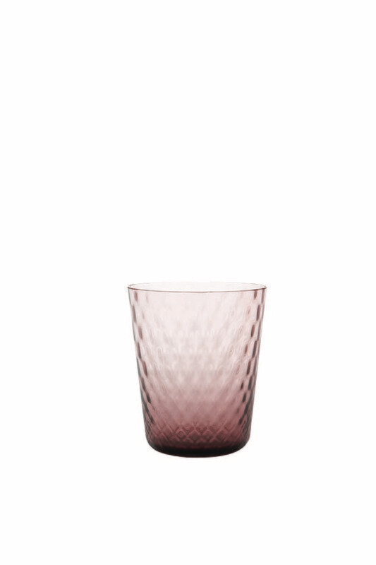 Zafferano - Tumbler - vetro colorato in massa - Veneziano - Ametista Zafferano - Tumbler - vetro colorato in massa - Veneziano - Ametista
