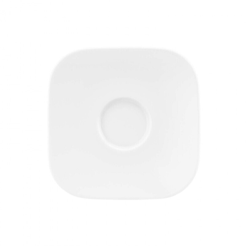 Seltmann - Coup fine dinning - Combi- piattino angolare angolare 16x16 cm - Bianco