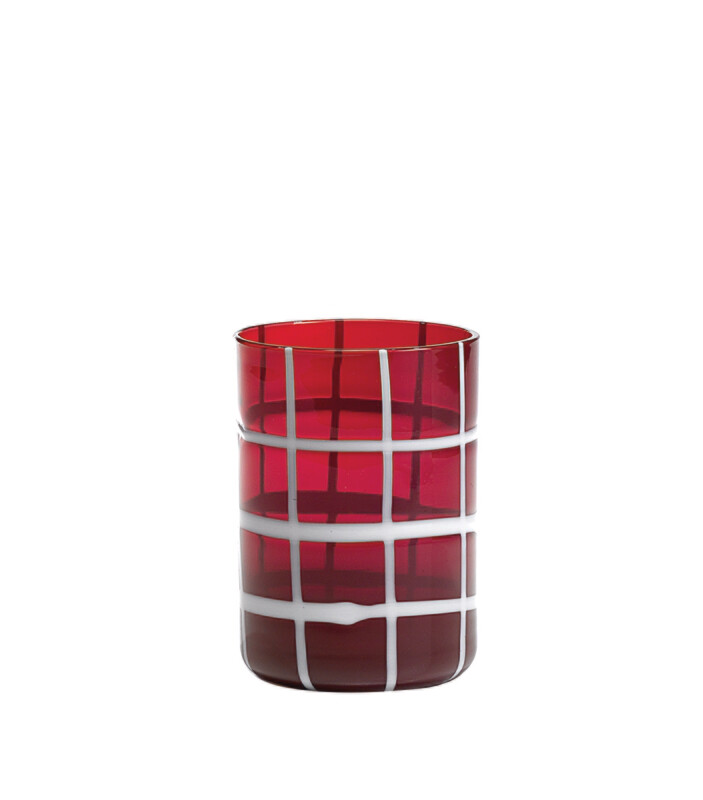 Zafferano - Tumbler - vetro colorato in massa- Twiddle - Rosso Zafferano - Tumbler - vetro colorato in massa- Twiddle - Rosso