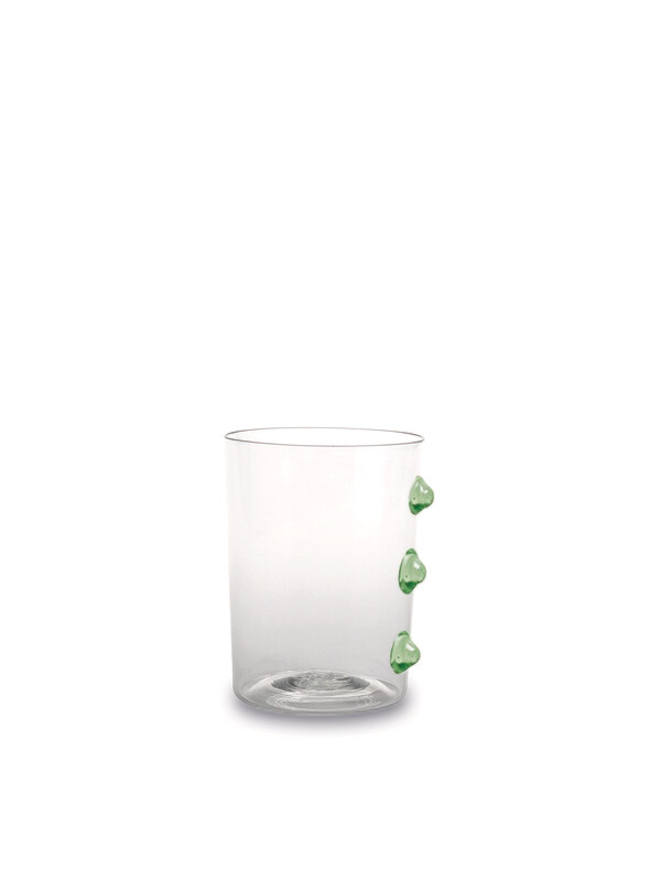 Zafferano -  Tumbler - Vetro colorato - Petoni Verde