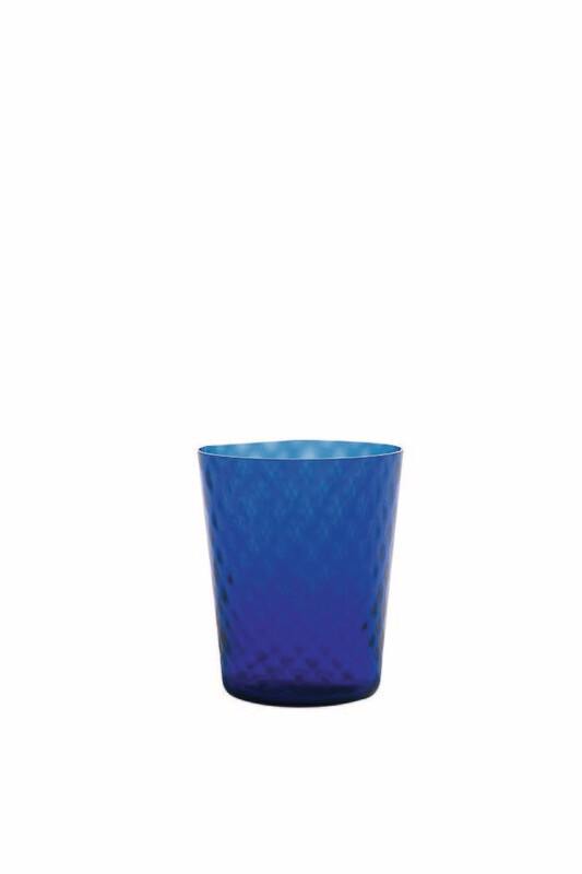 Zafferano - Tumbler - vetro colorato in massa - Veneziano - Blu Zafferano - Tumbler - vetro colorato in massa - Veneziano - Blu
