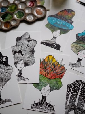 Córy Gai - ilustracje