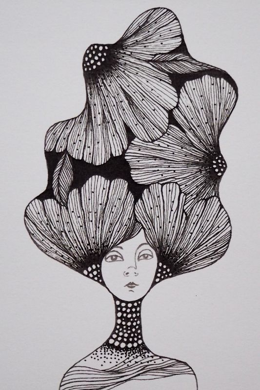 Córy Gai KWIATY (BW) 10x15 cm