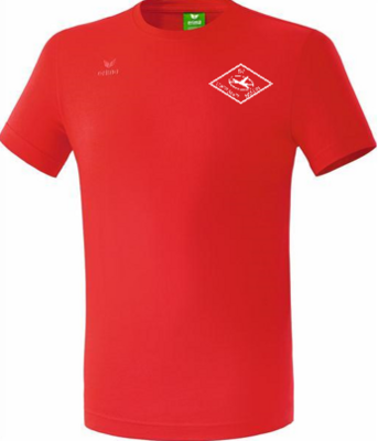 T-Shirt Erima (Baumwolle) - Rot und Weiß