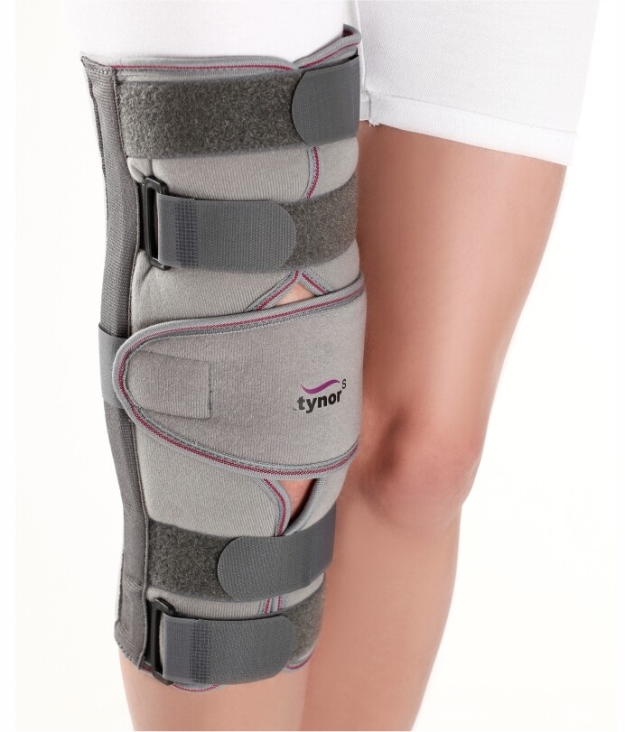 Adjustable Knee Immobilizer Full Leg Brace Long