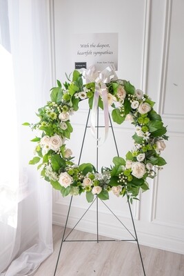 White Serenity Wreath