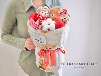 Doll Bouquet—Red