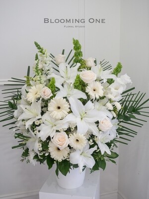 Timeless Tribute Blossoms Arrangement