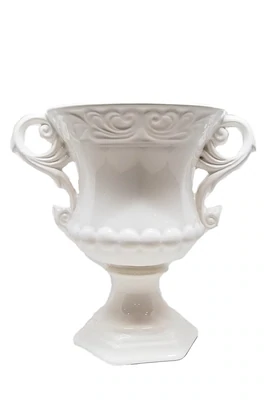 Vintage White Vase (00899008)