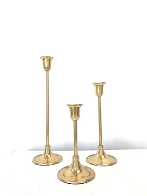 Antique Candle Holders Gold (01099030)