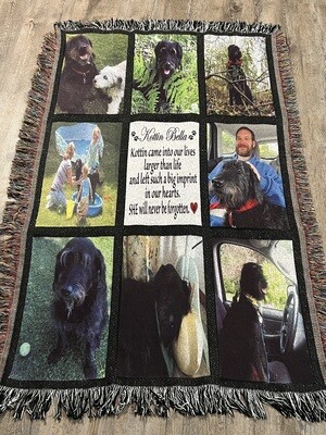 9 PANEL 60″ x 40″ Throw Blanket
