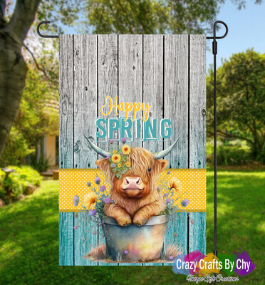 Hello Spring Garden Flag