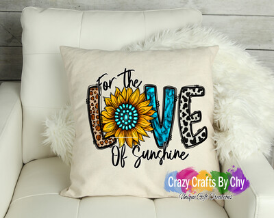 For the LOVE of Sunshine Pillow