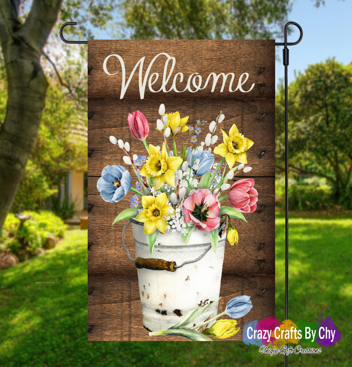Welcome Garden Flag
