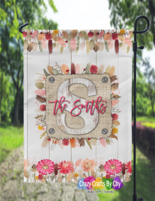 Flower patch Garden Flag
