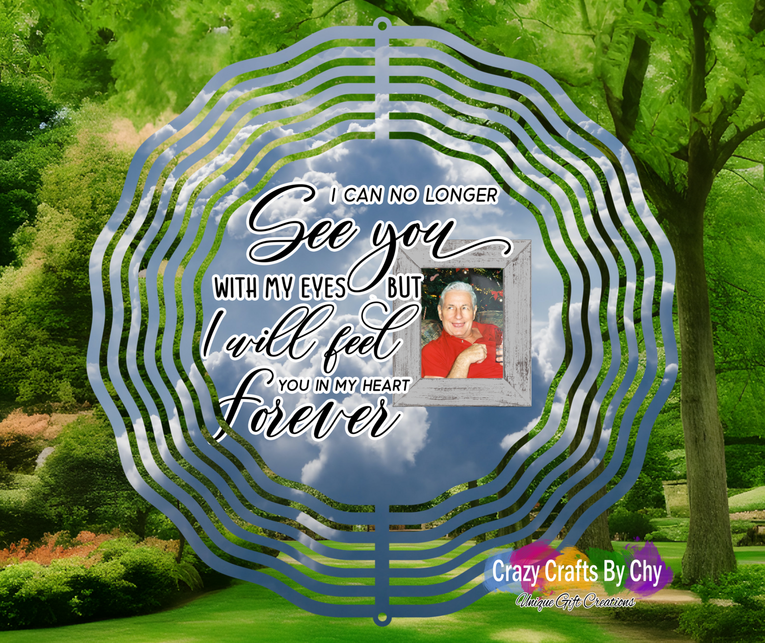 Personalized Memorial Wind Spinner