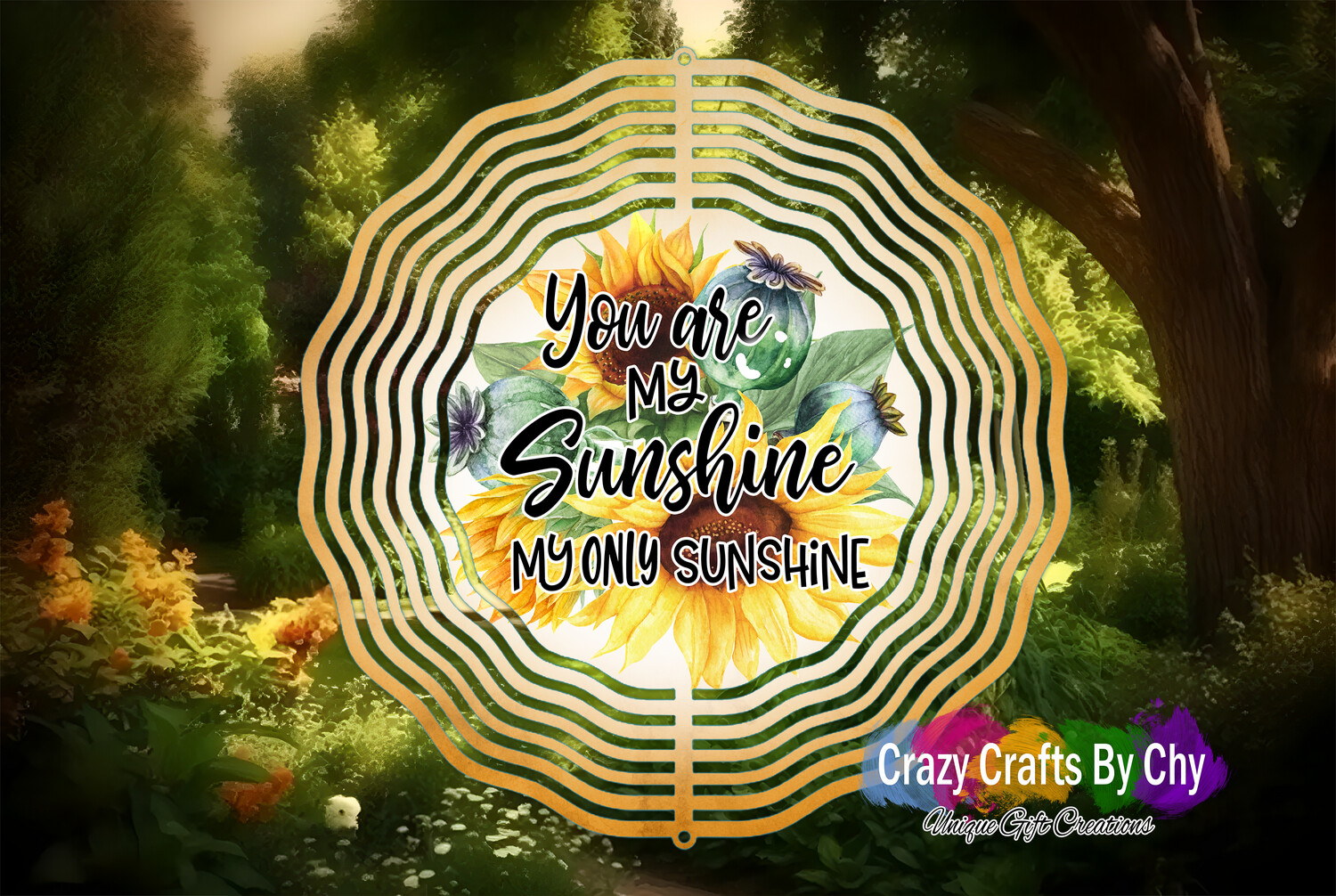 You are my sunshine Wind spinner
